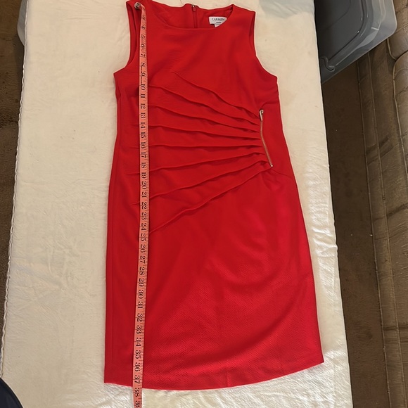 NWOT Red Dress by Carmen. Size 10. - Picture 5 of 8